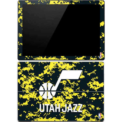 NBA Utah Jazz Grey Digi Camo Surface Pro 4 Skin